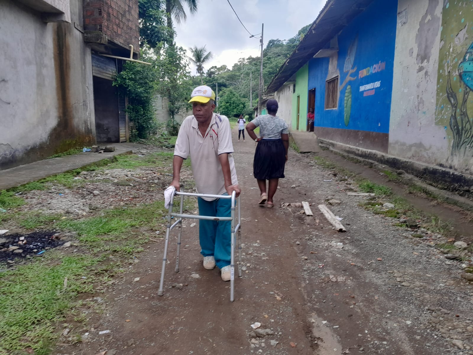 Comunidad beneficiada por la fundación