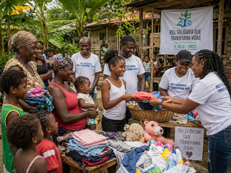 Red solidaria que transforma vidas